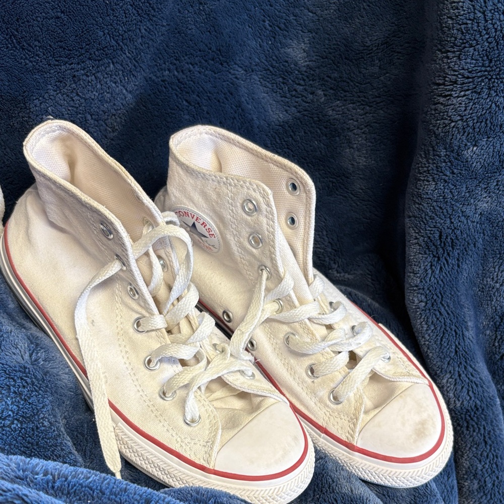 Converse Women's Off-White High-Top Sneakers